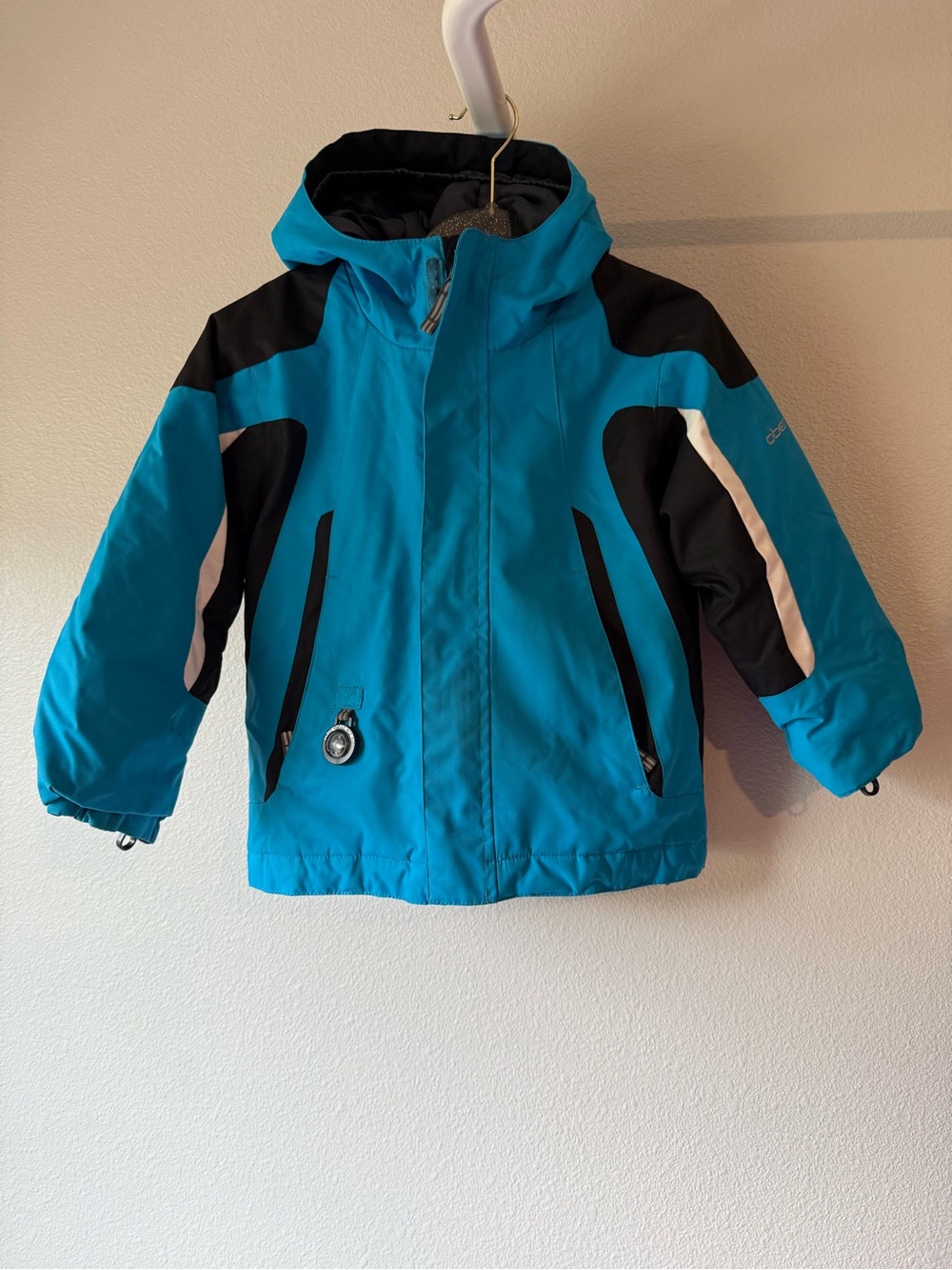 Obermeyer Kids Blue Hooded Winter Jacket